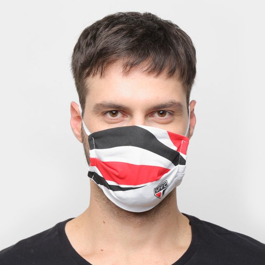 Máscara São Paulo Batbola Soberano - Branco