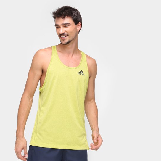 Regata Adidas Aero Prime Blue Masculina - Amarelo
