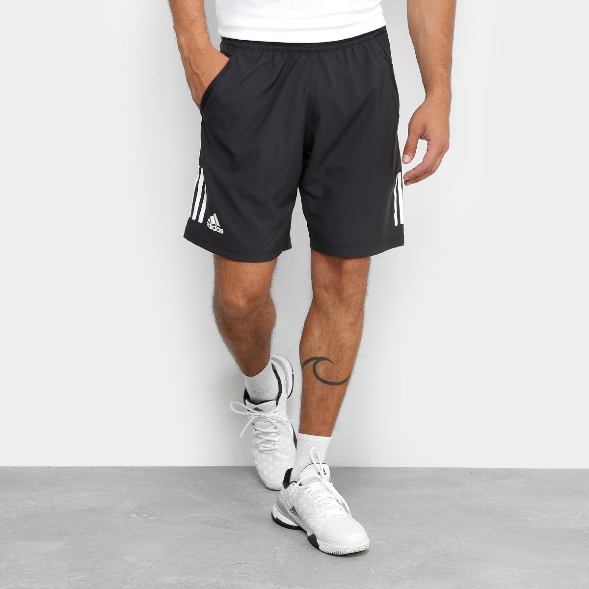 short adidas club masculino