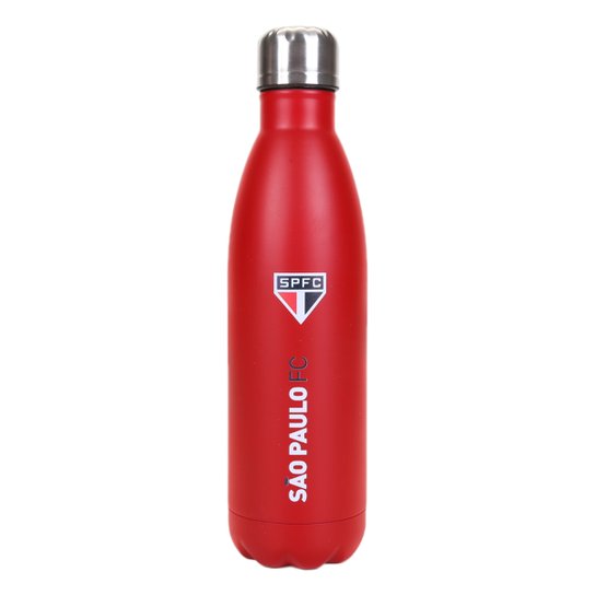 Squeeze Inox São Paulo 750 ml - Vermelho