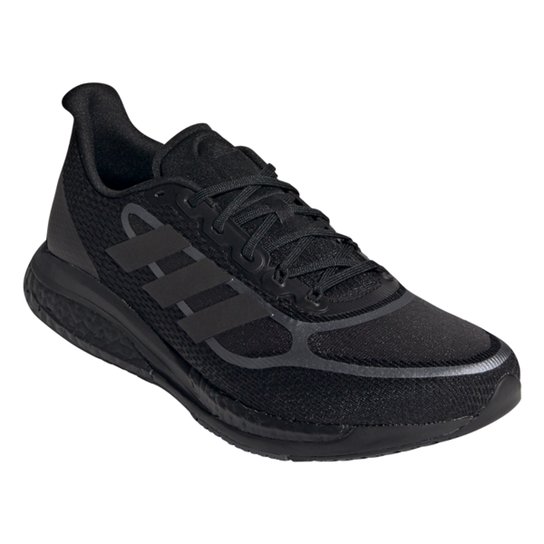 Tênis Adidas Supernova + Boost Masculino - Preto+Branco