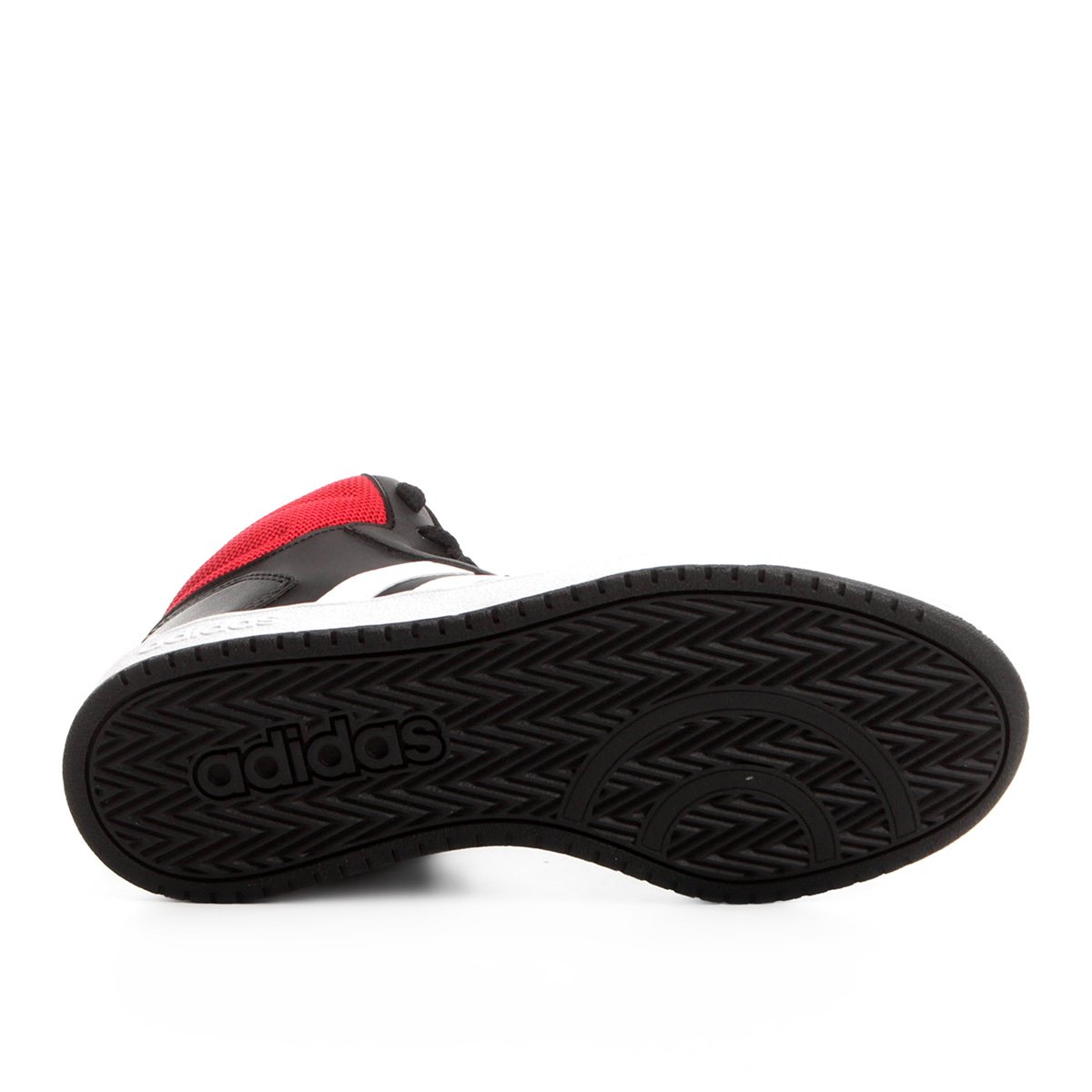 tenis adidas masculino cano alto hoops team mid