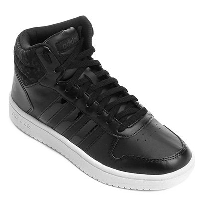 tenis adidas masculino cano alto hoops team mid