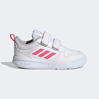 Tênis Infantil Adidas Tensaur - Branco+Rosa | São Paulo Mania
