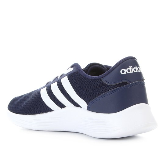 Tênis Juvenil Adidas Lite Racer 2 0 K - Azul+Branco