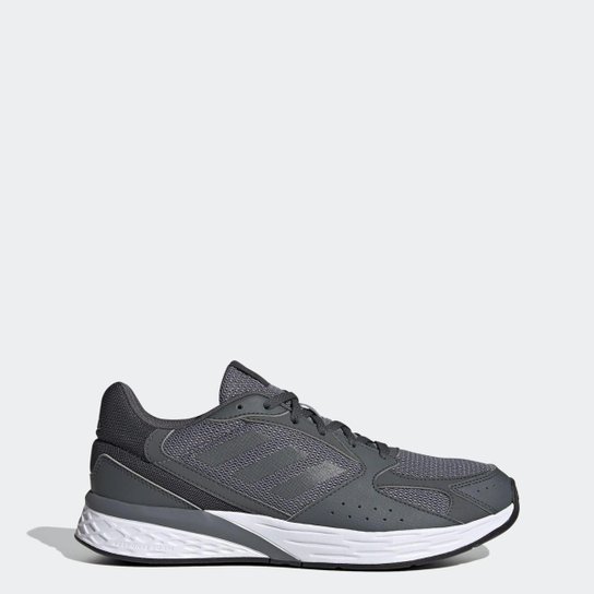 Tênis Response Run-Azul Adidas - Cinza