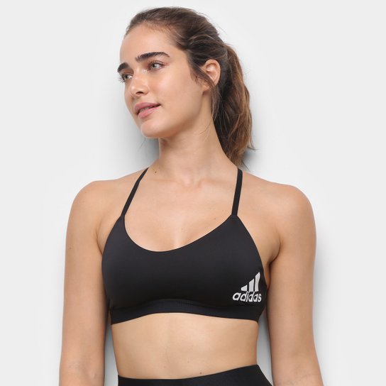 Top Adidas All Me - Preto+Branco